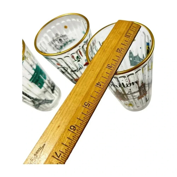 RAKLE Glasses Metropolitan Paris Rome London New York Glasses Lot 4 - Picture 6 of 12